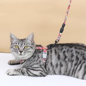 Köpek yakaları ayarlanabilir küçük kablo demeti ekose kedi yelek kurşunları bow tie evcil hayvan tasması köpekler ve kediler için kedi kedi yaka toptan pembe kahverengi