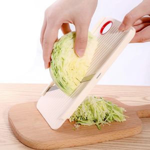 Manual Vegetable Slicer Stainless Steel Portable Kitchen Shredder Potato Cabbage Cutter Grate Multi-Purpose Home Kitchen Tool