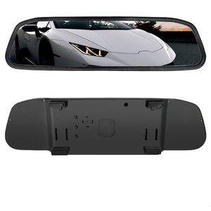 Автомобильный задний визит зеркальный монитор зеркала HD Видео автосторонние мониторы TFT ЖК -экран 4.3 5 -дюймовый дисплей с камерой реверсирования ночного видения.