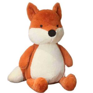 Hermosa Cuddly Fox Doll Juguetes de peluche para ldren Girl Boy Kids Cute Fox Soft Cartoon Peluche Regalos de Navidad J220729
