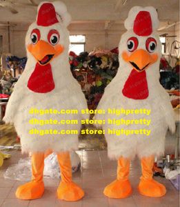 Tavuk Chook Cock Rooster Hen Chick Maskot Kostümü Yetişkin Karikatür Karakter Kıyafet Yüksek Sokak Merkezi Cosplays Kostüm ZZ7763