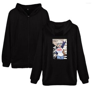 Erkek Hoodies Uzaki Chan Sezon 2 Anime Zipper Hoodie Kadın Erkekler Hooded Sweatshirt Uzun Kollu Zip Giysileri