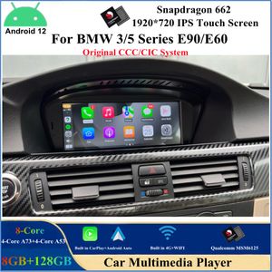 8.8 inç Qualcomm 8 Çekirdek Android 12 BMW 3/5 Serisi E60 E61 E62 E63 E64 E90 E91 E92 E92 Stereo Video Multimedya Carplay GPS Navigasyon Bluetooth Wifi