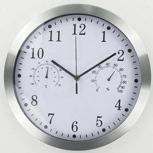 Настенные часы северные кухонные часы молчаливые металлические часы современные домашние украшения