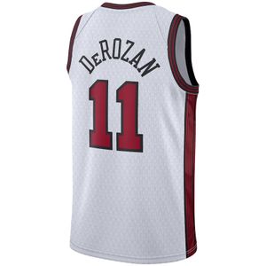 DeMar DeRozan 11 Jersey White City 2022/23 Formalar Basketbol Erkekleri Dikişli Jersey S-XXL Mix Match Sipariş