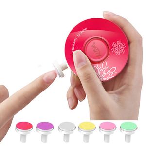 Reusable Durable Colorful Nail Art Adults Kids Manicure Grinder Multiple Grinding Head Electric Nail Trimmer Silent Home Use