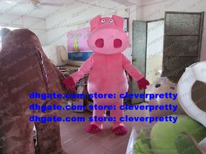 Pink Pig Hog Piggy Porkling Costume della mascotte Personaggio dei cartoni animati per adulti Outfit Suit BRAND IDENEITY Willmigerl Plying For Hire zx801