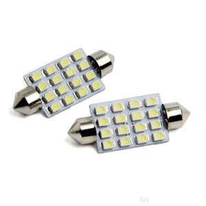 Araba ampulleri 10x C5W 1210 16 LED 31mm 36mm 39mm 41mm Festoon Dome Işık BBS SMD Araba Kapı Çatı Karışımı Boyut Bırakma Teslimat Motosiklet DHTH3