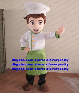 Cook Chef Kitchener Baker Maskot Kostümü Yetişkin Karikatür Karakter Kıyafet Takım Süpermarket Tören Etkinliği ZX96