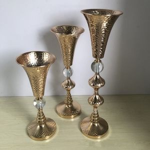 Новый отель принадлежит свадебным украшению вечеринки, реквизит Golden Vase Home Restaurin