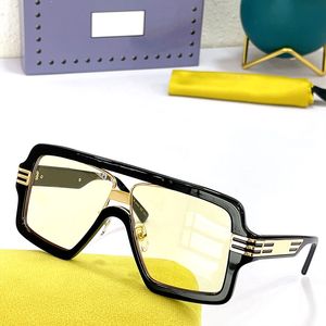 Yeni Moda Tasarımcısı GG0900S Erkekler ve Kadınlar Net Kırmızı Stil Logo Stili Benzersiz Cazibe Metal UV400 Anti-radyasyon Çerçevesi Güneş Gözlüğü Kıyı Gözlükleri