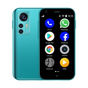 Mini Android смартфоны Оригинальные сои Google Play Mtk6580 Quad Core 1GB RAM 8 ГБ ROM 2,0MP Двойная SIM -карта Высокая определение экрана мобильный телефон мобильный телефон