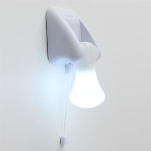 Ночные светильники Light Pull Wall Chain Светодиодная лампа батарея шкаф шкаф шкаф