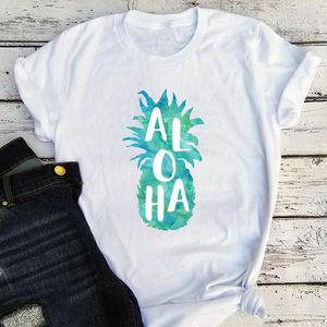 Erkek Tişörtleri Aloha Ananas Hawaii Grafik Tees Street Giyim Moda 2022 Erkekler Goth Giysileri Plaj Büyük Boy Giyim Hediyesi