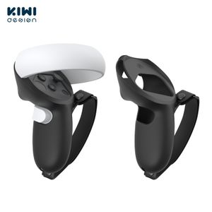 3D Glasses KIWI design Grip Cover For Oculus Quest 2 Accessories Touch Controller Grip Anti-Throw Handle Sleeve With Adjustable Hand Strap 221025