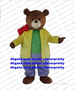 Костюм для талисмана йога медведь костюм для взрослых мультипликационные костюмы костюма родителей-ребенок Годовщина празднования ZX2919