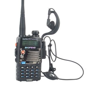 Walkie Talkie Baofeng Walkie Talkie UV-5RA VHFUHF Çift Band 5W 128CH Taşınabilir FM Earpiece ile İki Yönlü Radyo 221108