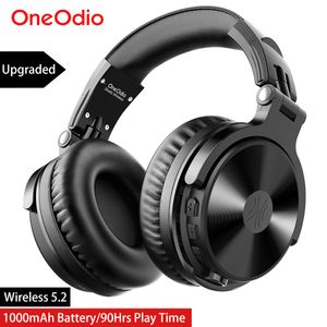 Cell Phone Earphones Oneodio Bluetooth Wireless Headphones With Microphone 90Hrs Foldable Over Ear 5.2 Headset For Mobile PC Sports 221114