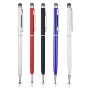 Evrensel 2 Arada 1 Disk Stylus Pen Fiber Uç Serisi Tüm Kapasitif Dokunmatik Ekranlar İçin Hassas Dokunmatik Ekran Kalemleri