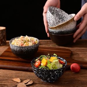 Kaseler Japon Toptancı Küçük Seramik Çorba Kaseler Evi Tatlı Kase Retro Tanda Takım Pirinç Bowl SN199