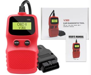 Инструмент диагностики автомобиля и воспроизведение кода obd2 кода obd 2 сканер Scanner obdii Digital Display Автостопные аксессуары ELM 327 v300 ручной работы