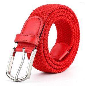 Cinture 2022 Cintura da uomo in tela intrecciata elastica elasticizzata Bel intrecciata a maglia