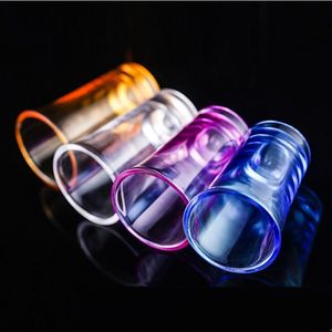 Akrilik mermi bardağı 35ml plastik likör b52 tek atış ruh gözlükleri çubuk yaratıcı yutma bardağı renkli şarap bardakları