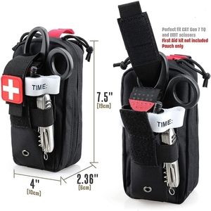 Сумки на открытом воздухе Tactical Molle EDC Pouch Emt First Aid Kit Kit Ifak Tourniquet Охотника за выживание военного инструмента Сумка 221116