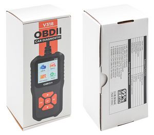 V318 OBD2 Código Reader Scanner Tester Ferramentas de diagnóstico Leia Informações sobre o veículo Ignição do sistema de bateria Teste de acessórios automáticos