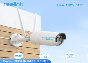 Dome Cameras Reolink 4MP Wi -Fi IP Camera 2 4G 5GHZ OnVif Infrared Night Vision Водонепроницаемое AI Human Detection Outdoor RLC 410W CAM 2