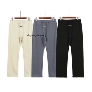 Erkekler Pantolon Mens Pants Swearpants Ess Ana Hat Salatı Çizici Polar Sis High Street Rahat Rahat Pantolon Kış Ayw