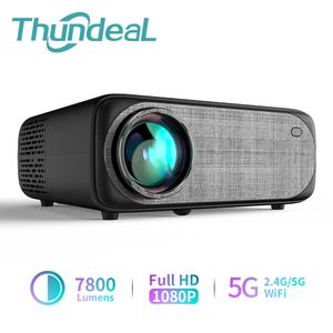 Проекторы Thundeal Full HD Procector 1080p Wi -Fi Led Video Proyector TD97 Home Theatre Android TVBox 4K Project Project Movie Cinema Телефон Beamer 221117