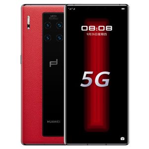 Original Huawei Mate 30 RS Porsche 5G Mobile Phone 12GB RAM 512GB ROM Kirin 990 40.0MP NFC OTG HarmonyOS 6.53" Curved Display Fingerprint ID Face Unlocked Smart Cell Phone
