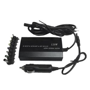 Plugues de energia inteligentes COMPLETO Adaptador multifuncional para laptop Carregador universal 120 W para carro DC Notebook AC Plugue UE 221114