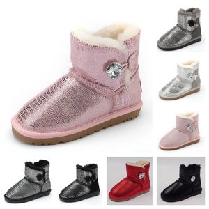 Австралия классическая детская Wggs Boots Kids Shoes uggi Девочки дизайнерская Kid ug Shoe Winter Youth Youn