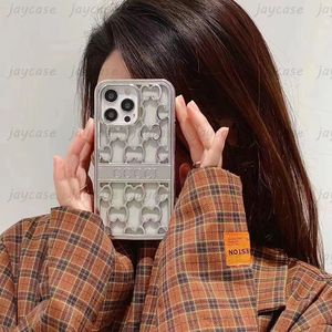 Sier Hollow Out G Case Tasarımcı Telefon Kılıfları Moda Altın Çerçeve Phonecase İPhone 14 Pro Max Plus 13 12 11 Şok geçirmez Kapak Kabuğu Sıcak -3 S Eski Kasa