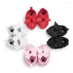 First Walkers Est Style Flower Baby Girl Shoes Comense Outdoot Princess Rose Design 4 цвета