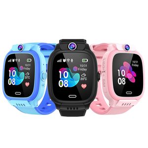 Kids Smart Watches Sim Bard Video Call Голосовой чат Водонепроницаемый SOS GPS LBS Wi -Fi Location Camera Smart Wwatch Boys Girls для iOS Android Childrens Y31