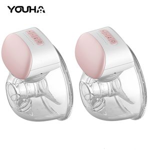 Breastpumps YOUHA Electric s Portable Hands Free Wearable Silent Comfort Breast Milk ctor Collector Afree 221119