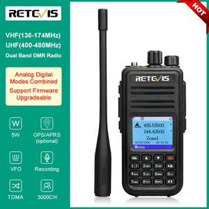 Walkie tallie retevis rt3s dmr dijital jambon radyo istasyonları -Talkies profesyonel amatör iki yönlü VHF UHF GPS 5W 221119