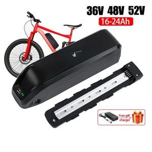 18650 Hücre 48V Pil Ebike Piller 48Volt 20AH 52V E-Bisiklet Batayı Pack 36V BAFANG 500W 750W 1000W 1500W BBS02 BBS03 BBSHD