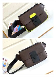 Дизайнерская роскошная сумка на слинге с замком S Неоновая сумка M45864 Коричневая сумка через плечо через плечо 7A Лучшее качество