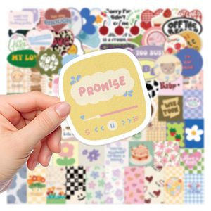 90pcs Graffiti Stickers ins ins in grid floral для скейтбордного автомобиля ноутбук iPad велосипед