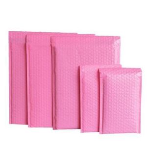 Bubble Mailers упаковочные сумки с мягкими конвертами жемчужной пленки представленная сумка для оболочки почты для книжного журнала Mailer Self Seal Pink