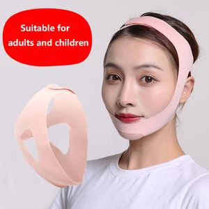 Snoring Cessation No Trace Anti Snore Stop Chin Strap Belt Apnea Jaw Solution Sleep Support Sleeping Care Tool Face Lift 221121