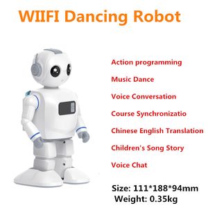 RC Robot Education Interactive Programmable S с приложениями управление WeChat Intercom Smart for Kids Toys 221122