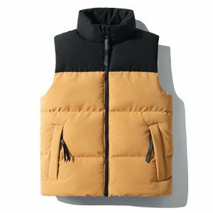 Erkek Yelek Sonbahar ve Kış Pamuk Pamuklu Tat Yakası Erkekler Kalın Sıcak Katlar Ceketler Şık Multolor Giyim 221122