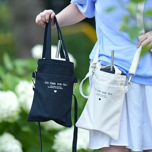 Новые сумки для хранения холста двойной слой с рукавами рукава организация модная портативная сумка холста Z11 Z11