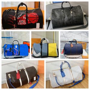 Keep 50cm Bag Mens Outdoor Airport Travel Bag National Basketball Game Рельефные монограммы Totes Вещевые сумки большой емкости Многофункциональная сумка