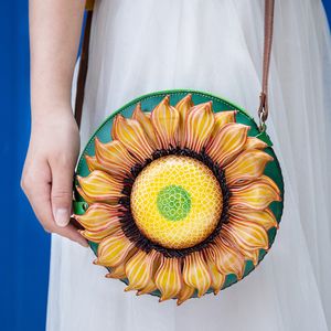 Сумки дизайнерские сумки сумки женская сумочка мода многоцветная цепь милая подсолнечная холст универсальный плеч